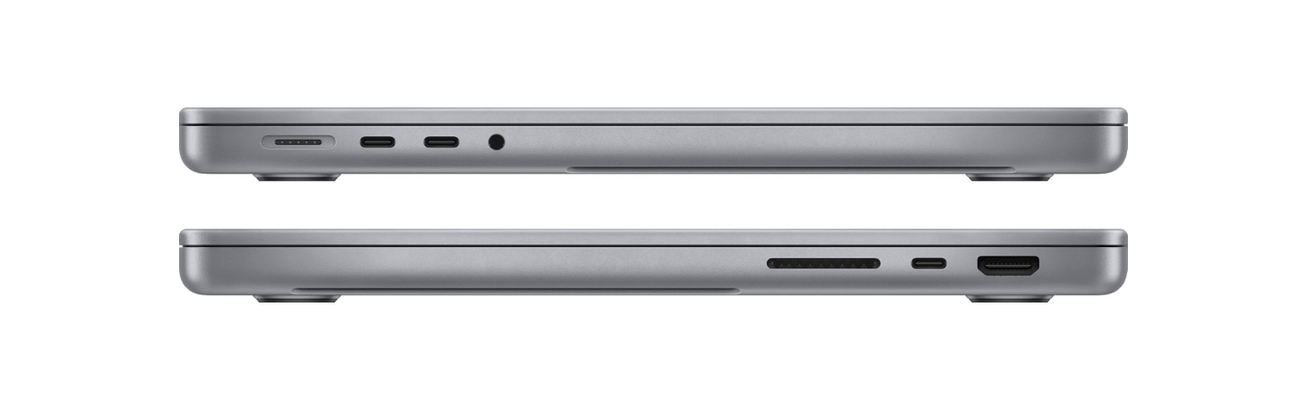 MacBook Pro 14 inch poorten