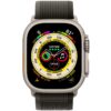 Apple Watch Ultra Titanium zwart/grijs trail-bandje