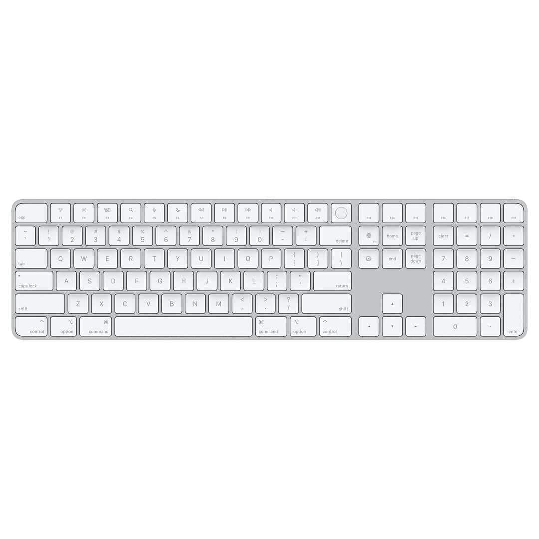 Magic Keyboard met Touch ID & Numeriek silver