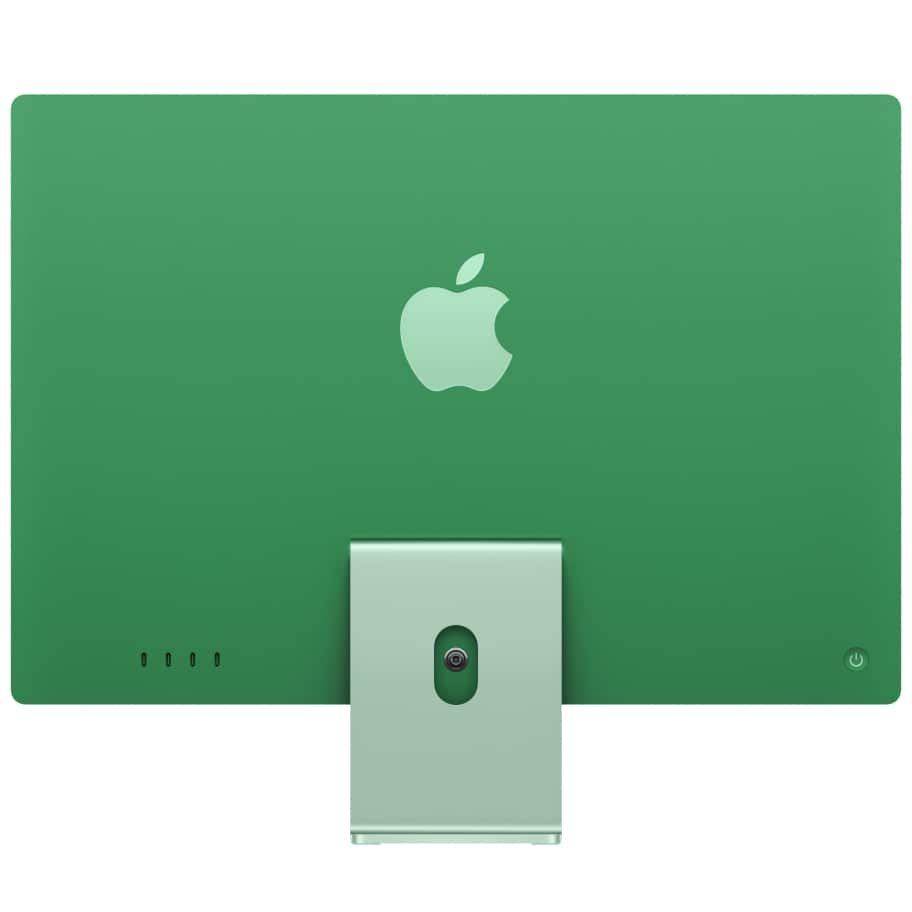 iMac 24 inch M4 groen 2025 met vier poorten