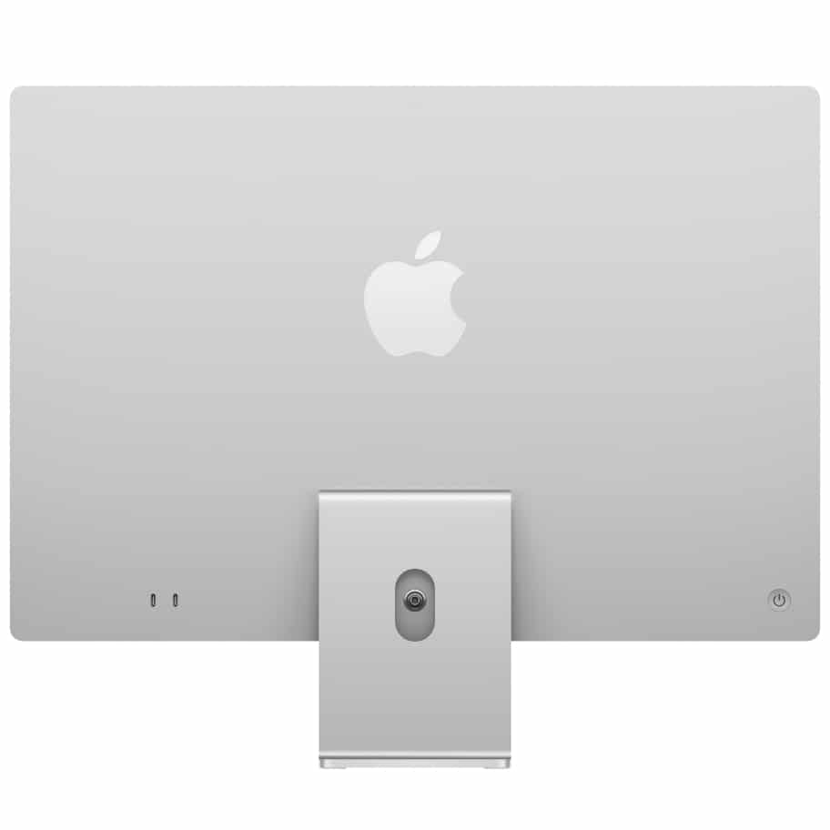 iMac 24 inch M4 silver 2024 back