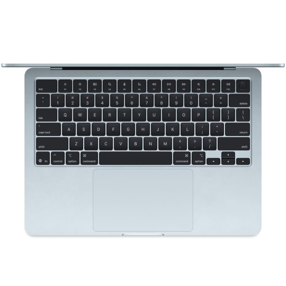 MacBook Air 13 inch M4 Sky Blue 2025 - key