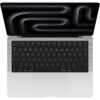 MacBook Pro 14 inch Silver open - QWERTY NL