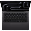 MacBook Pro 14 inch Space Black open - QWERTY NL