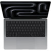 MacBook Pro 14 inch Space Gray open - QWERTY NL